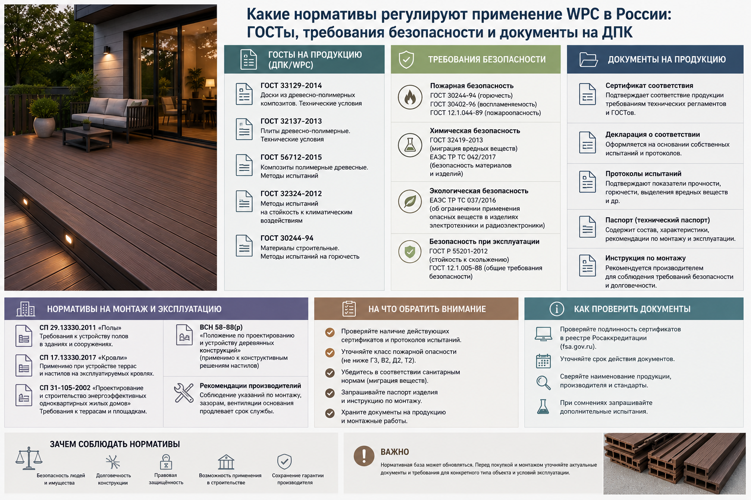 террасная доска из ДПК